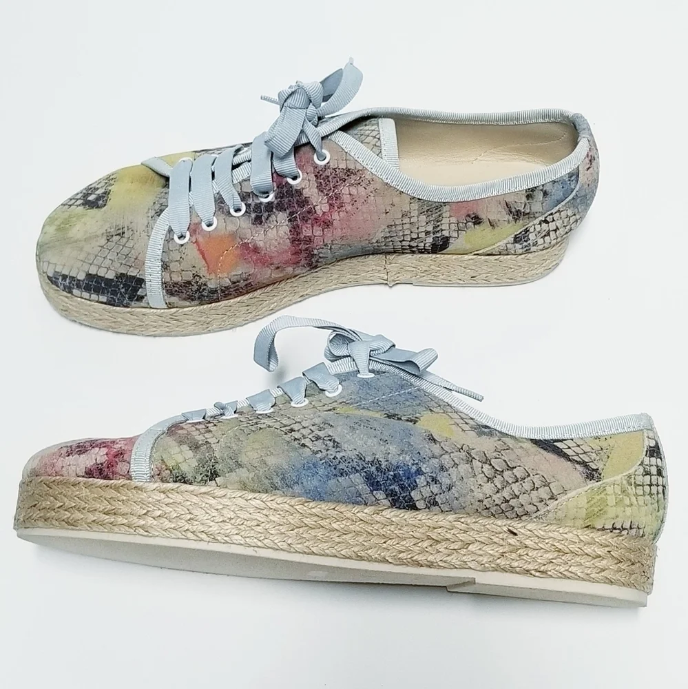 Sundance Leather Espadrille Sneakers‎